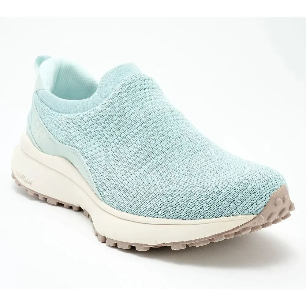 New Ryka Washable Stretch Knit Slip-Ons Jumpstart Terra Ether Blue Size 9